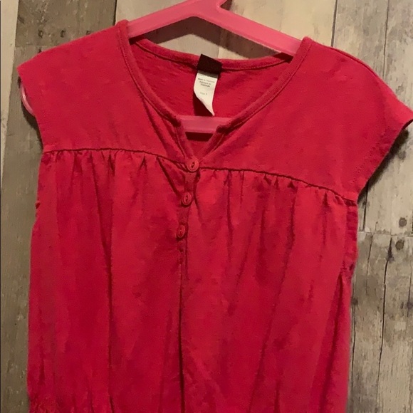 Tea collection girls pink cotton sun dress size 7 - Picture 2 of 5